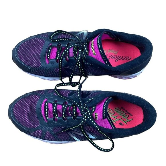 New Balance Womens Running Shoes Size 8.5 Black & Pink Excellent Used Condition - Picture 2 of 9
